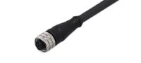 e12404 ifm electronic Female 8 way M12 to 8 way Free End Sensor Actuator Cable, 10 m