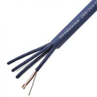 268-204-060 Van Damme Audio & Control Cable, 0.22 mm² CSA Screened, 9.6mm od, 50m, Blue