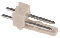 22-04-1021 Molex Mini-Latch Series Straight Through Hole Pin Header, 2 Contact(s), 2.5 mm Pitch, 1 Row, Unshrouded