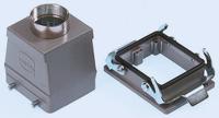 19300320528 HARTING Han B Heavy Duty Power Connector Hood, M40 Thread, Side Entry