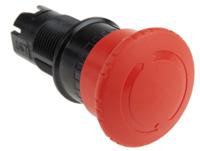 xb6as8349b Schneider Electric Harmony XB6 Series Twist Release Emergency Stop Push Button, Panel Mount, 16mm Cutout, 2NO + 2NC,