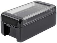 96023124-b-140806-pc-v0-g-7024 Bopla Bocube Series Graphite Grey Polycarbonate V0 Enclosure, IP66, IP68, IK07, Transparent Lid, 151 x 80 x 60mm