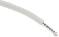 5857-wh005 Alpha Wire Hook-up Wire TEFLON Series White 0.96 mm² Hook Up Wire, 18 AWG, 19/0.25 mm, 30m, PTFE Insulation, 5857 WH005