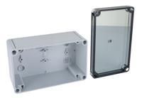 9514100 Rittal PK Series Polycarbonate Wall Box, IP66, Viewing Window, 110 mm x 180 mm x 90mm
