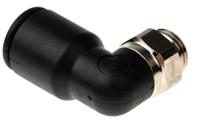 3199-12-13 Legris LF3000 Series Elbow Threaded Adaptor, G 1/4 Male to Push In 12 mm, Threaded-to-Tube Connection Style