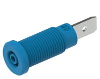 228-2-i-bl Electro PJP Blue Female Banana Socket, Plug In Termination, 10A, 600V
