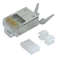 tds8pc6 L-Com TDS Series Plug RJ Connector, Plug-In, Cat6 Straight 1 Port 1 -Way