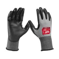 4932480498 Milwaukee Hi-Dex Cut C Gloves Grey Polyurethane Glove, Size 9, Polyurethane Coating