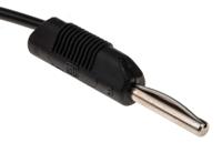 668-4584 RS PRO, 2.5A, 50V ac, Black, 1m Lead Length