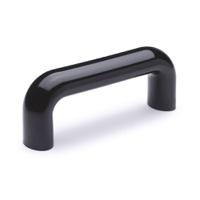 138121 Elesa Gloss Black Brass Handle 54 mm Height, 30mm Width, 138mm Length