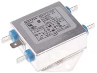 b84111a0000a020 EPCOS B84111A Series 2A 250 V ac 60Hz Flange Mount RFI Filter, with Tab Terminals, Single Phase
