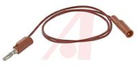 bu-2031-a-24-2 Mueller Electric Crocodile Clip Lead, 10A, 300V, Red, 600mm Lead Length