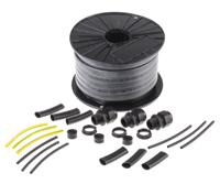 665-7481 RS PRO Self Regulating Trace Heating Kit, 13W/m, 240V ac, Maximum of +100 (Un-Energised) °C, 20m