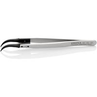 92-81-03 Knipex 130 mm, Stainless Steel, Carbon Fibre Reinforced Plastic, Smooth, ESD Tweezer