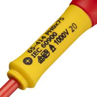 0-65-414 Stanley Phillips Insulated Screwdriver, PH00 Tip, 75 mm Blade, VDE/1000V, 260 mm Overall