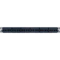 cp24688bl Panduit CP, Cat6e RJ45 24 Port Patch Panel, UTP Shielding