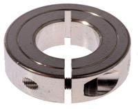 encl30-15mm-a Ruland Shaft Collar, One Piece, Clamp Screw, Bore 15mm, OD 30mm, W 8mm, Aluminium