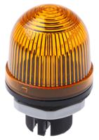 80030000 Werma EM 800 Series Yellow Steady Beacon, 12 → 230 V ac/dc, Panel Mount, Incandescent Bulb, IP65