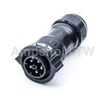 dc-05bfma-ql8mpp Amphenol Industrial Circular Connector, 5 Contacts, Cable, Standard Connector, Plug, Male, IP68, X-LOK Series