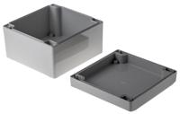 220120000 ROLEC Technobox Series Grey ABS Enclosure, IP66, Grey Lid, 123 x 121 x 80mm