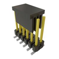 tsm-106-03-l-dv-p-tr Samtec TSM Series Vertical Surface PCB Header, 12 Contact(s), 2.54 mm Pitch, 2 Row, Unshrouded