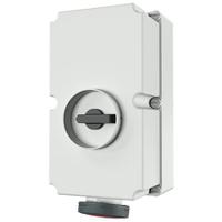 5691a MENNEKES Switchable IP67 Industrial Interlock 4P, Earthing Position 6h, 125A, 400 V