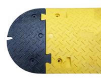 174-5929 RS PRO High Visibility Rubber Speed Bump, 2.5 m x 430mm x 50 mm, 30km/h Speed Limit