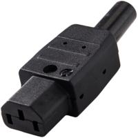 282-5501 RS PRO C13 Cable Mount IEC Connector Socket, 10A, 250 V