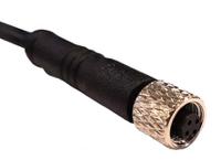 pxptpu05fbf04acl010pur Bulgin Female 34 way M5 to Unterminated 34 way Sensor Actuator Cable