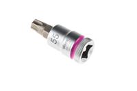 05003837001 Wera 1/2 in Drive Bit Socket, Torx Bit, T55, 60 mm Overall Length