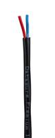 236-9229 RS PRO Multi-Core Industrial Cable, 2 Cores, 0.5 mm², Unscreened, 100 m, Black Polyvinyl Chloride Sheath