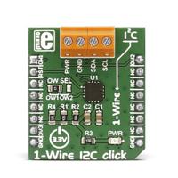 mikroe-2750 MikroElektronika 1-Wire I2C Click Development Kit MIKROE-2750