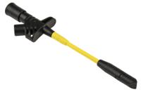 935980217 Hirschmann Test & Measurement Black/Red Grabber Clip with Split Clamp, 10A, 1kV, 4mm Socket