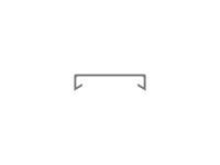 1set411202r0000 PVC Cable Trunking Accessory, 40 x 9.3mm