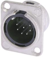 nc7md-l-1 Neutrik Panel Mount XLR Connector, Male, 50 V, 7 Way, Silver over Nickel Plating