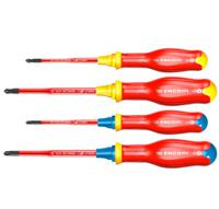 atbj8tve Facom Phillips; Pozidriv Insulated Screwdriver Set, 8-Piece