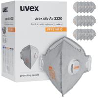 8763220 uvex uvex silv-Air classic Series Disposable Face Mask for Aerosols, Nuisance Odour, General Purpose, Respiratory