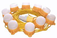 nsfestoon22m8w Nightsearcher LED Festoon Lights, CEE Plug, 110 V ac, IP44