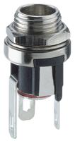 1614-20 Lumberg, 16 DC Socket Rated At 1.0A, 12.0 V, Panel Mount, Nickel
