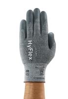 11531100 Ansell Hyflex Grey Nylon Work Gloves, Size 10, Nitrile Coating