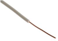 248-3617 RS PRO White 0.5mm² Hook Up Wire, 20 AWG, 1/0.8 mm, 500m, PVC Insulation
