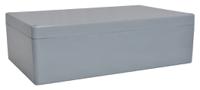 190-1847 RS PRO Grey Fibreglass Reinforced Polyester General Purpose Enclosure, IP66, Grey Lid, 400 x 250 x 160mm