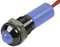 722-7892 RS PRO Blue Panel Mount Indicator, 24V dc, 6mm Mounting Hole Size, Lead Wires Termination, IP67