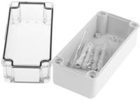 pc-d-85-t-enclosure Fibox Piccolo Series Grey Polycarbonate Enclosure, IP66, IP67, Transparent Lid, 170 x 80 x 85mm