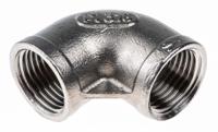 499-2953 RS PRO Stainless Steel Pipe Fitting, 90° Circular Elbow, Female G 1/2in x Female G 1/2in