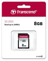 ts8gsdc300s Transcend 8 GB SDHC SD Card, Class 10