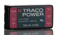 ten-40-1215e TRACOPOWER TEN 40E DC-DC Converter, 24V dc/ 1.66A Output, 9 → 18 V dc Input, 40W, PCB Mount, +85°C Max Temp
