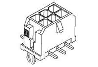 430450615 Molex Micro-Fit 3.0 Series Straight Surface PCB Header, 6 Contact(s), 3 mm Pitch, 2 Row, Shrouded
