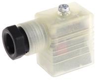933642100-gml-209-nj-gb1-led-24-black Hirschmann GML 2P+E DIN 43650 B, Female Solenoid Valve Connector with Indicator Light, 24 V ac/dc Voltage