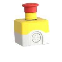 xalk198 Schneider Electric Harmony, Yellow, Pull to Reset 40mm Mushroom Head Emergency Button